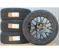 VW Bus T5 T6 T6.1 Multivan Räder Autec Nimah schwarz Alufelgen Allwetterreifen