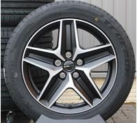 VW Bus T5 T6 T6.1 Multivan Satz Räder Alufelgen Borbet poliert Sommerreifen ABE