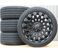 VW Bus T5 T6 T6.1 Räder Alufelgen MSW99 schwarz Hankook Sommerreifen 255/45 R18