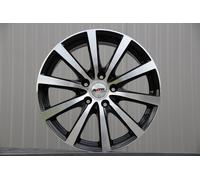VW Bus T5 T6 T6.1 Satz Felgen Alufelgen Platin P69 schwarz poliert 8x18 mit ABE