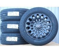 VW Bus T5 T6 T6.1 Satz Räder Alufelgen MSW99 schwarz Yokohama Allwetterreifen