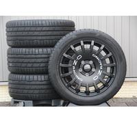 VW Bus T5 T6 T6.1 Shuttle Alufelgen OZ Rally schwarz Continental Allwetterreifen