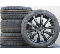 VW Bus T5 T6 T6.1 Shuttle Satz Räder Alufelgen P69 schwarz matt Sommerreifen NEU