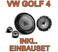 VW Golf 4 IV 300WATT KENWOOD LAUTSPRECHER BOXEN SYSTEM EINBAUSET 16cm 2-WEGE TÜR