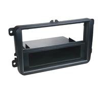 2-DIN Radioblende mit Fach Seat / Skoda / VW schwarz