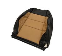 VW Golf 6 1K5 Lehnenbezug Leder Fahrersitz Original Sitz schwarz Beige links mehrfarbig
