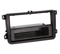 2-DIN Radioblende mit Fach Seat / Skoda / VW schwarz