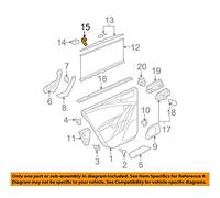 VW Original Haken Schwarz - 3C9861337 1QB
