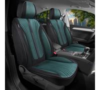 VW Passat B8 Baujahr ab 2014 kompatible Schonbezüge in Schwarz / Grün V4