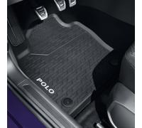 VW Polo VII (2G) Gummimatten, 4 Stück, vorne & hinten, 2G1061500 82V