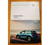 VW T-CROSS 2022/2023 Bedienungsanleitung Betriebsanleitung (Ausgabe 11.2022) NEU