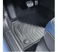 Volkswagen 2GM06150082V Premium Gummi Fußmatten Gummimatten Allwettermatten Schwarz, mit T-Cross Schriftzug