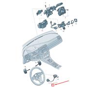 VW T-ROC A11 Lenkradtasten 5TA959442BICX NEU ORIGINAL