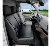 Walser Sitzbezüge für VW T5 Doppelbank vorne aus Kunstleder für BJ 04/2003 - 08/2009, 11456