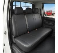 VW T6 kompatibler Sitzbezug Kunstleder, passgenau für 3er Bank, robuste Sitzbezüge Transporter/Van anthrazit