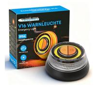 VZL Auto Zubehör - V16 Warnleuchte Auto, LED Pannenleuchte, Warndreieck