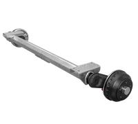 AL-KO COMPACT gebremste Achse für Bootsanhänger 1000kg 1146/1254mm 1700mm 5x112