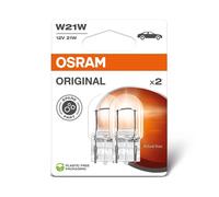 W21W OSRAM 12V W3x16d 12V BREMSLICHT RÜCKLICHT LAMPE GLÜHBIRNE 2x STÜCK