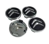 WACDXST 4 Stück Auto Nabendeckel,für Citroen Berlingo III 2018-2023 2024 60mm Nabenkappen Radnabenkappen Staubschutzabdeckung Radnabenabdeckung Wasserdicht Zubehör,A