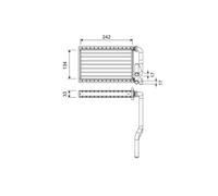 Wärmetauscher Innenraumheizung VALEO 811578