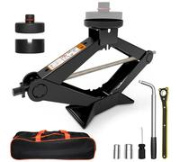 Wagenheber 3T,3000 kg Scherenwagenheber für Auto, mit Gummiauflage, tragbarer Auto-Wagenheber mit Radmutternschlüssel, Reifenwechsel- und Notfall-Set für SUV, MPV und Tesla