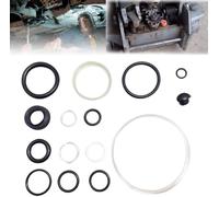 Wagenheber Dichtung Kit - 15-teiliger O-Ring Horizontal 3 Tonnen Öldichtung Komplettset, Reparatursatz mit Zubehör für Auto Automotive