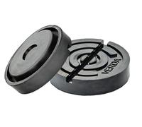 Wagenheber Gummiauflage 120x25mm, 3T, Wagenheber Pad, Gummiteller Werkstatt Hebebühne Gummiklotz Gummiblock flach GN13 (2 Stück)