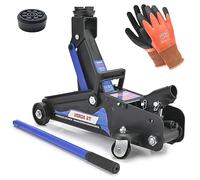 Wagenheber hydraulisch 2T, Hubhöhe 140-310mm, Gummiuaflage, Handschuhe, Flache, Profi, Tief, Rangierwagenheber Heber, Ständer, Werkstatt, Wohnmobil, Geländewagen PKW SN3061