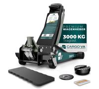 Wagenheber Hydraulisch 3T - Flacher Rangierwagenheber mit 75-505mm Hubhöhe