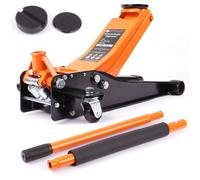 Springer Werkzeuge 3 T Rangierwagenheber Wagenheber 75-505mm Doppelkolben Hydraulisch 2 Auflagen