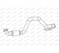 WALKER Abgasrohr 10848 für VW