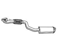 WALKER 23718 Vorschalldämpfer