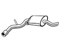 Walker Endschalldämpfer Endtopf Auspuff für BMW 1er 118 120 d E87 122 / 163PS