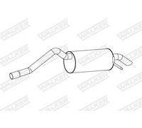 WALKER Endschalldämpfer für DACIA 25228