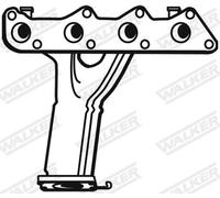 WALKER Katalysator 20950 für VW VAG