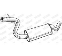 WALKER Mittelschalldämpfer für AUDI A3 VW Golf V Plus VI SKODA Yeti