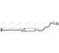 Walker Mittelschalldämpfer [Hersteller-Nr. 22457] für Honda