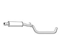 WALKER Mittelschalldämpfer Schalldämpfer für VW Golf VI 5K1 1K1 5M1 521 22883