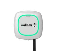 Wallbox Pulsar Plus Ladegerät für Elektrofahrzeuge. Mit Einstellbarer Leistung von bis zu 22 kW. Ladekabel Typ 2. WLAN- und Bluetooth-Verbindung sowie OCPP-kompatibel. (Type 2-22 KW | 5m, White)