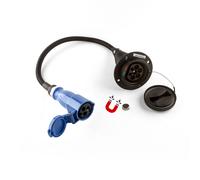 Wallbox24 Adapterkabel 1Ph 230V 3,6kW Kupplung Typ2 auf CEE 3 Pol Magnetschalter