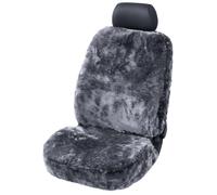 CarComfort Autositzbezug Trish aus Lammfell Einzelsitz anthrazit, 20038