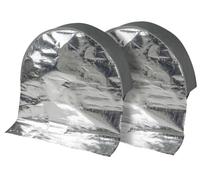 Thermoradabdeckung 2 Stück bis 17 Zoll/195mm, Radschutzhüllen, Reifenabdeckung silber