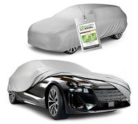 Walser Abdeckplane Auto All Weather, Abdeckung wasserdicht, 100% wetterfeste PKW Garage Zelt Sommer/Winter, Autoabdeckung Outdoor, Schutzdecke wasserdicht, Autoplane Vollgarage Größe 5 Kombi Silber