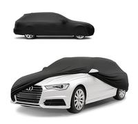 WALSER Abdeckung Auto Indoor Stretch, Autoabdeckung Winter, staubdichte Autogarage Abdeckung, Autoplane, Autogarage Schutzplane Winter, Schutzhülle für Auto, Wagen Abdeckplane Kombi Größe 6 schwarz