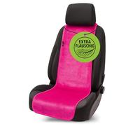 Walser Auto Sitzauflage Teddy, angenehm weicher Sitzschoner aus Kunstfell, 1 Stück PKW Sitzauflage, Sitzbezug Auto Vordersitz, Schonbezug Autositz, Autositzauflage Vordersitz PKW/LKW pink