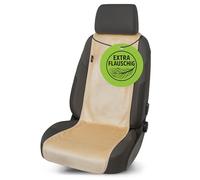 Walser Auto Sitzauflage Teddy, angenehm weicher Sitzschoner aus Kunstfell, 1 Stück PKW Sitzauflage, Sitzbezug Auto Vordersitz, Schonbezug Autositz, Autositzauflage Vordersitz PKW/LKW beige