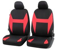 CarComfort Sitzbezug »Caledon«, Polyester - rot | schwarz rot | schwarz