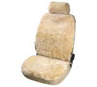 Walser Autositzbezug Iva aus Lammfell Einzelsitz ZIPP IT beige, 20019