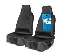 Walser Autositzbezug Protector, 2 Autositzschoner für Vordersitze, 100% Wasser- & schmutzabweisender Sitzschoner Auto, Werkstatt Sitzbezüge Auto, Autositzbezüge 2 Stück, Auto Sitzbezug schwarz
