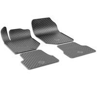 WALSER DirtGuard Gummi Fussmatten Auto kompatibel mit DS3/DS3 Crossback, Peugeot 208 II, Opel Corsa F/Opel Mokka, 100% passgenaue Auto Fußmatten, robuste Universal Fußmatte Auto